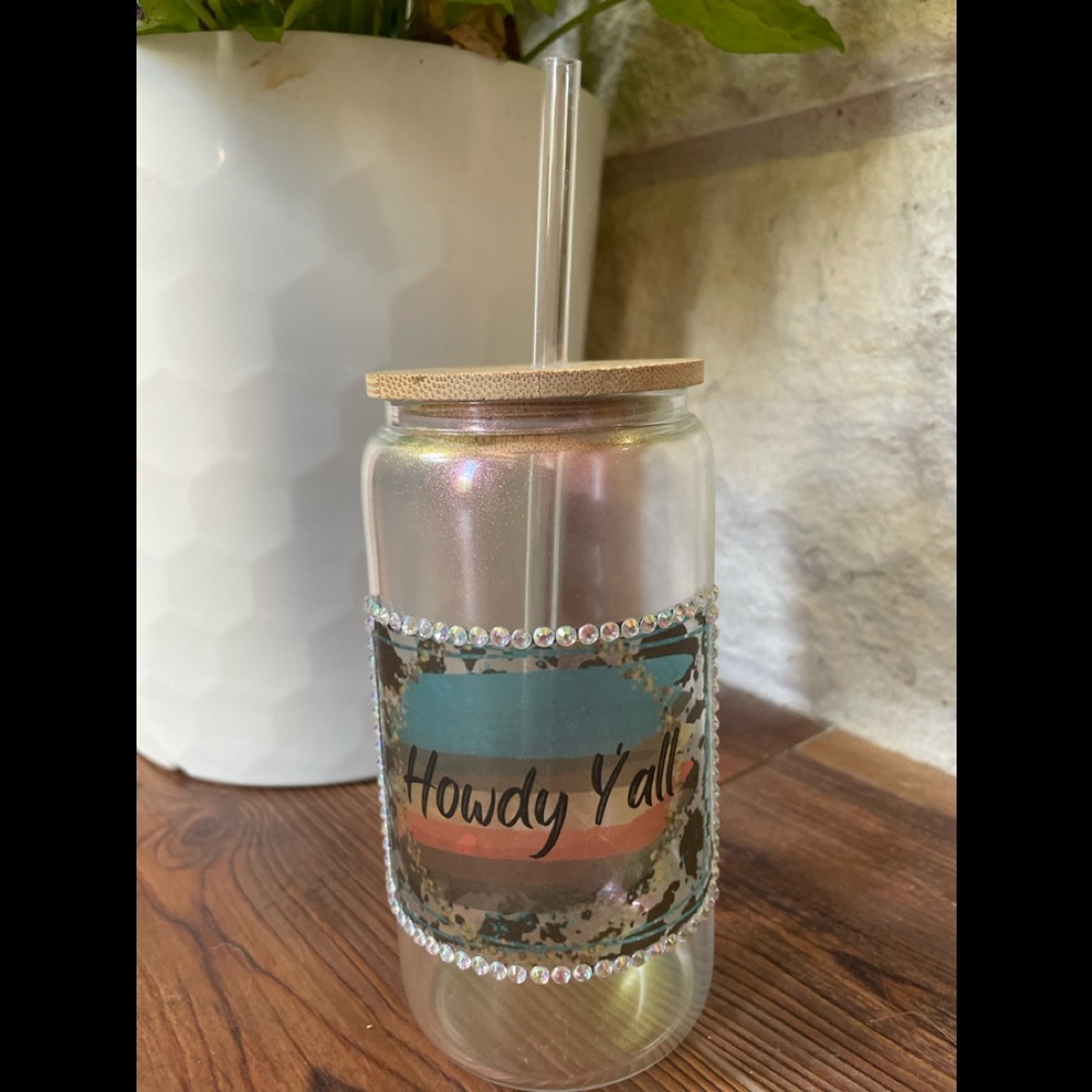 Libby’s glass with bamboo lid